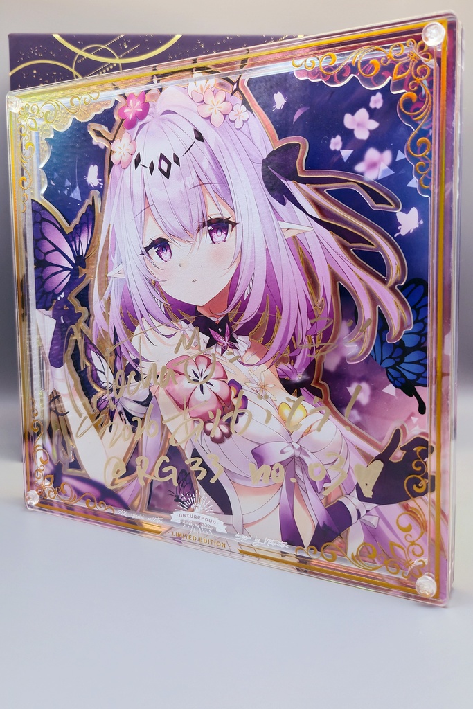 【限定/2月下旬以降発送】2026直筆サインアクリル複製画「キャストリス」