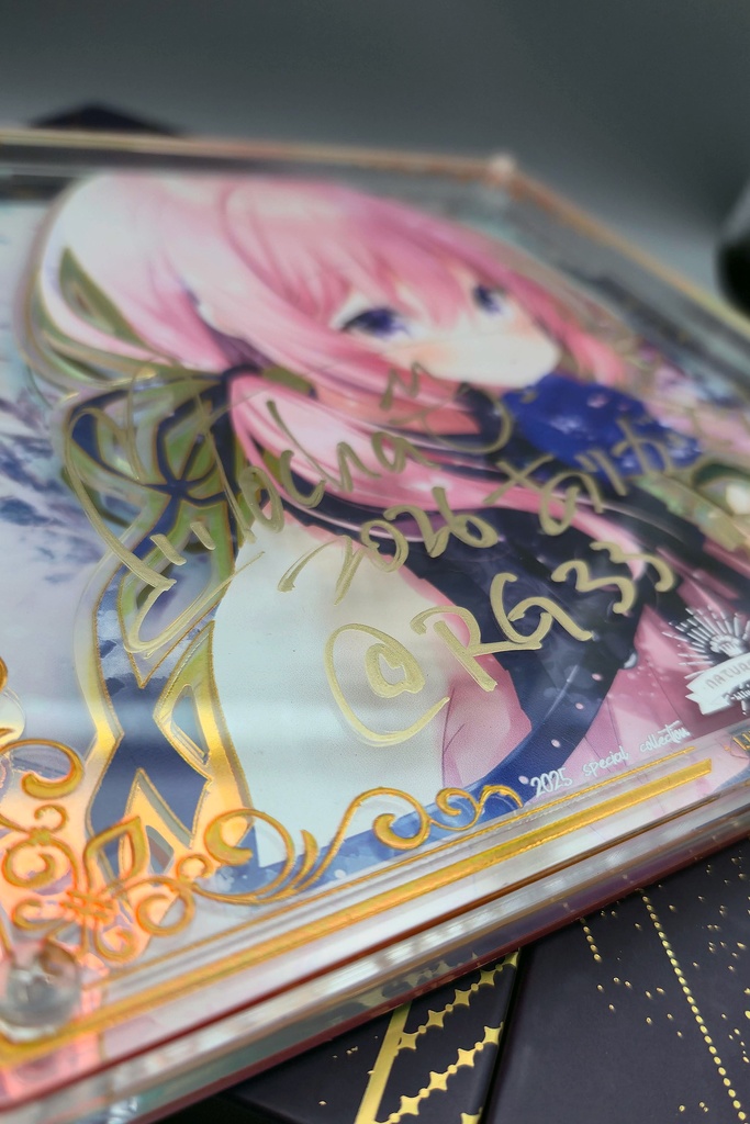 【限定/2月下旬以降発送】2026直筆サイン複製画オリキャラ「レキ」