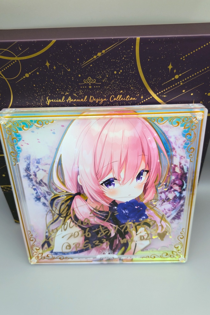 【限定/2月下旬以降発送】2026直筆サイン複製画オリキャラ「レキ」