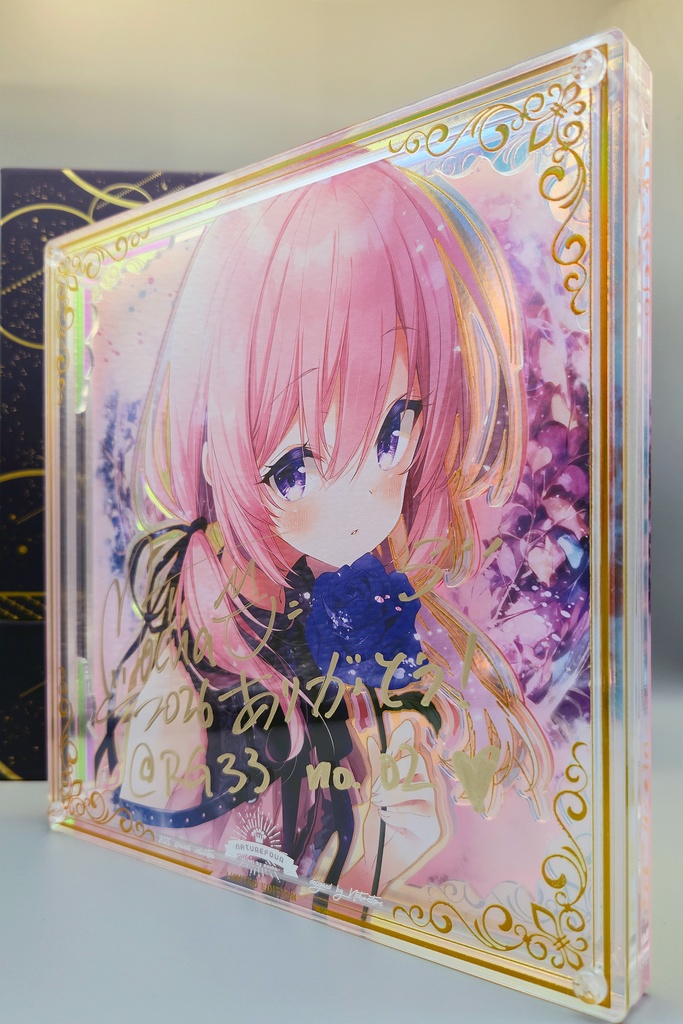 【限定/2月下旬以降発送】2026直筆サイン複製画オリキャラ「レキ」