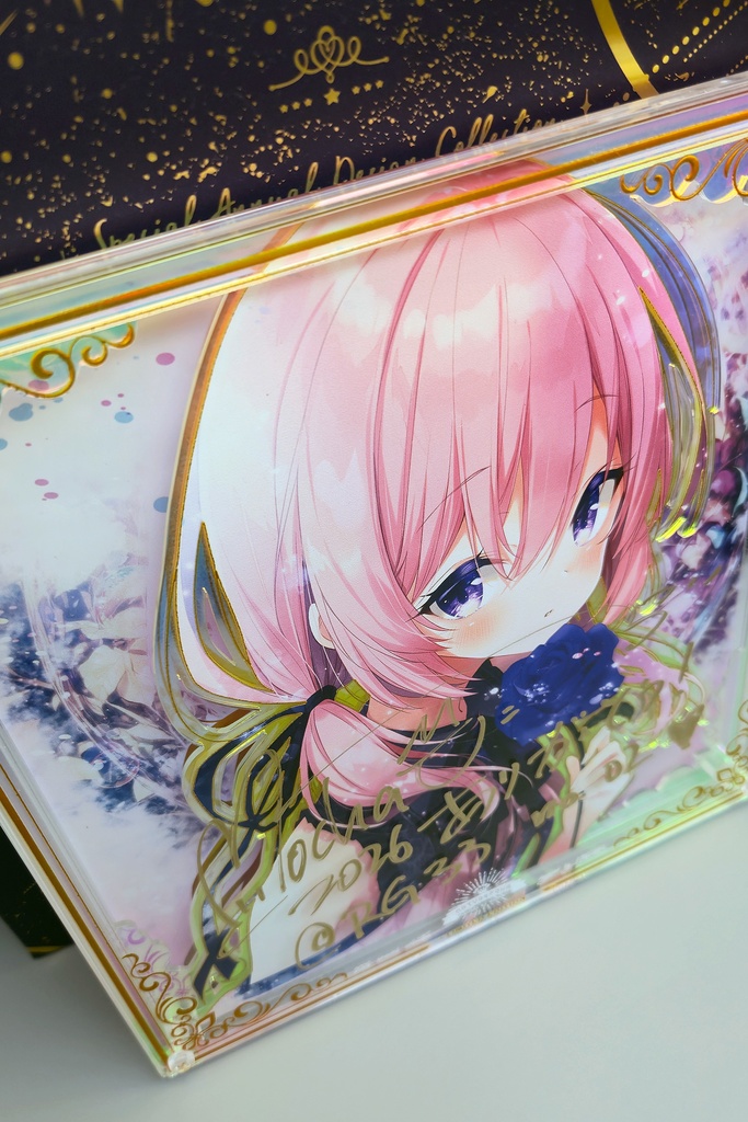 【限定/2月下旬以降発送】2026直筆サイン複製画オリキャラ「レキ」