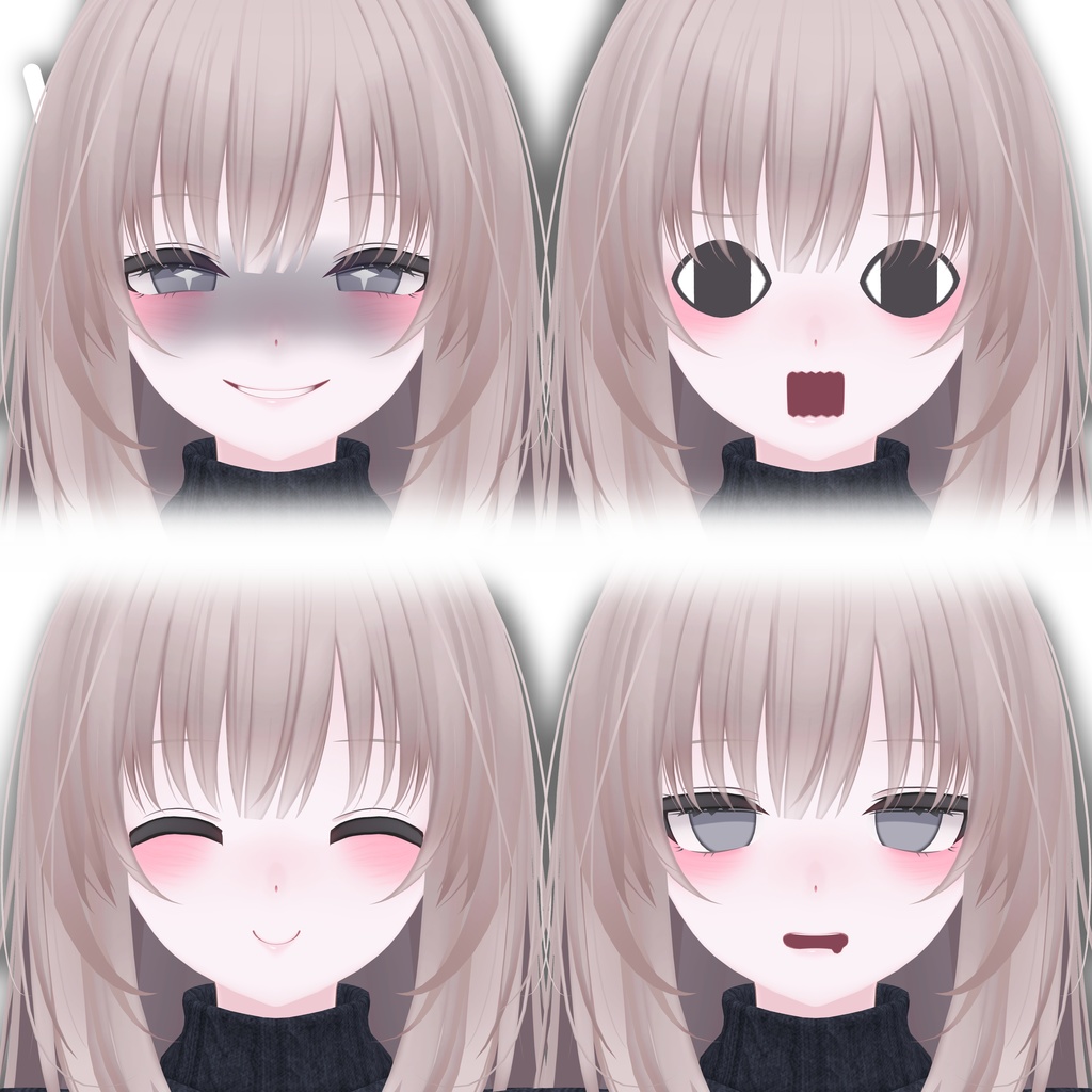 凪用 追加シェイプキーセット「Nagi BlendShape+」