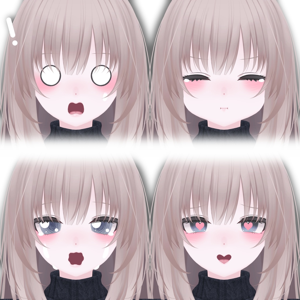 凪用 追加シェイプキーセット「Nagi BlendShape+」