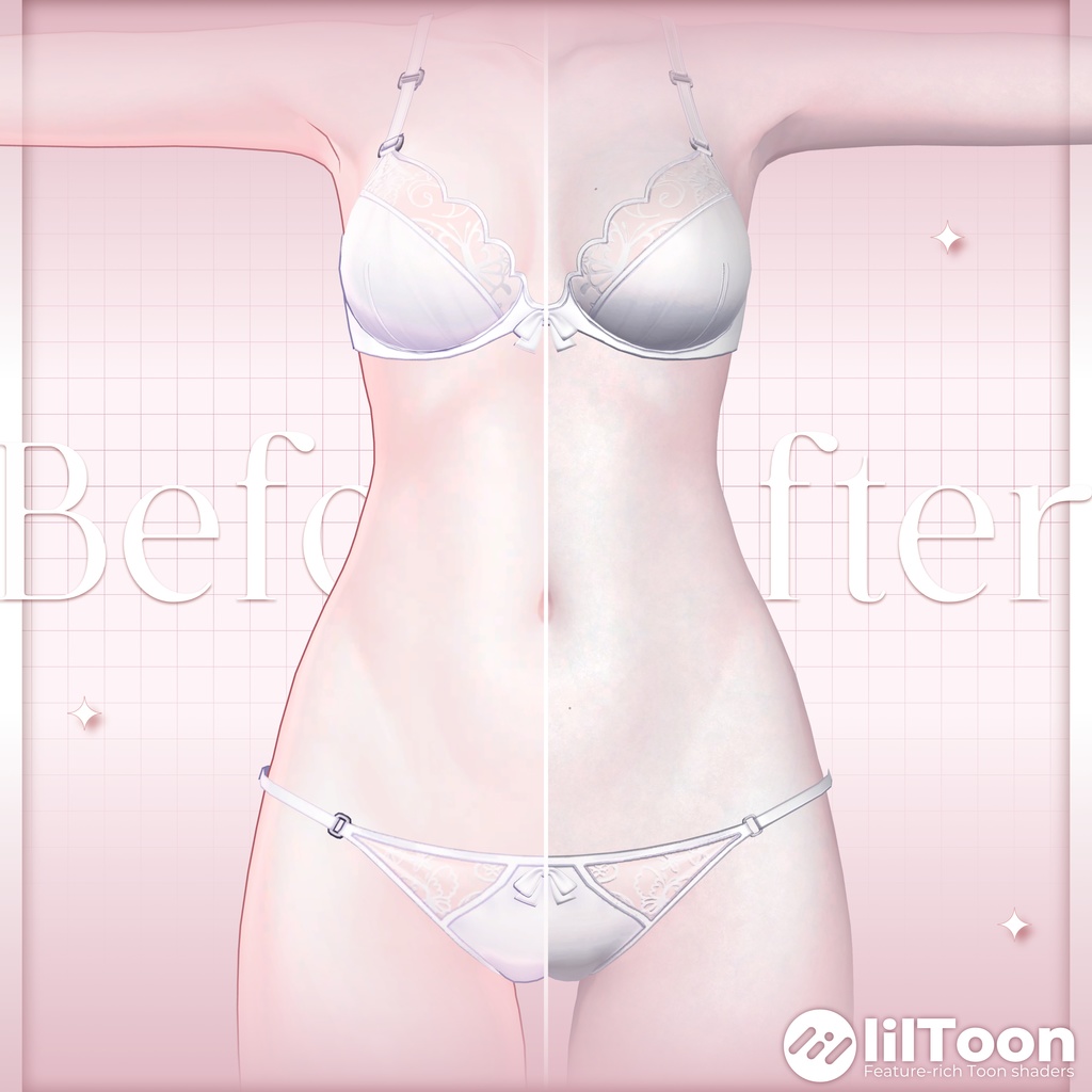 【汎用】やわはだマテリアル liltoon用プリセット / Yawahada Skin Material (lilToon Presets)