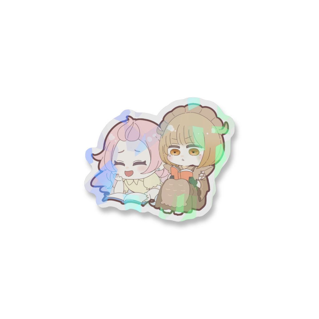 創ブレちゃんステッカー(あんみつちゃん&このはちゃん)