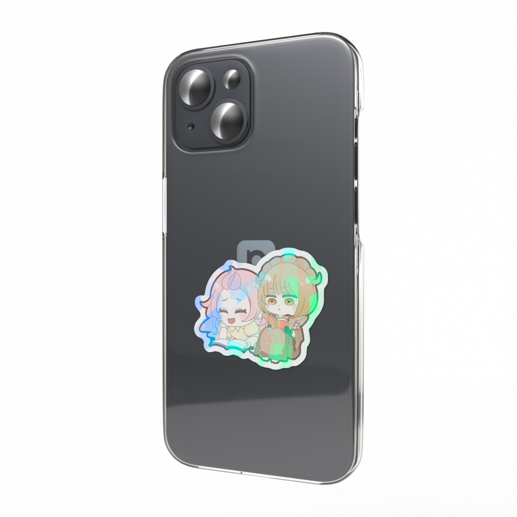 創ブレちゃんステッカー(あんみつちゃん＆このはちゃん)