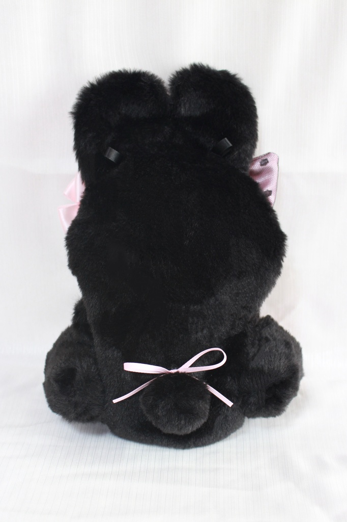 16cmぬい服♡いちごみてみて!あにまるず♡くろ×ぴんく