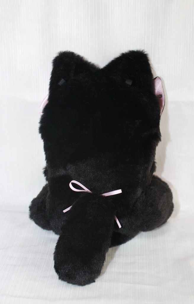 16cmぬい服♡いちごみてみて!あにまるず♡くろ×ぴんく