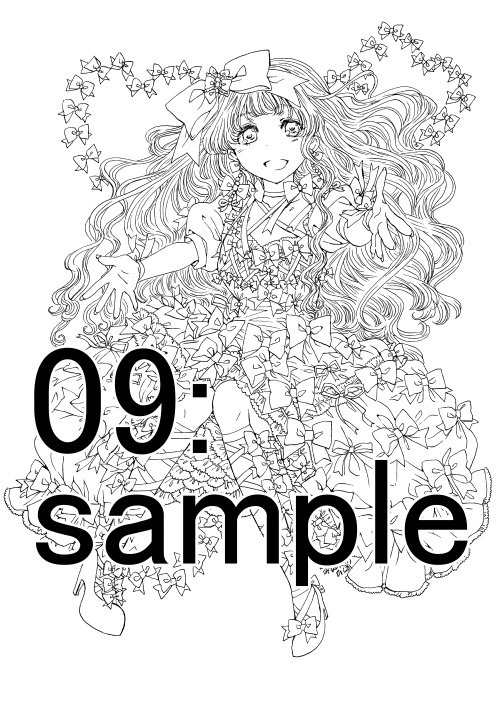 南澤久佳のたのしいぬりえ【冊子版】