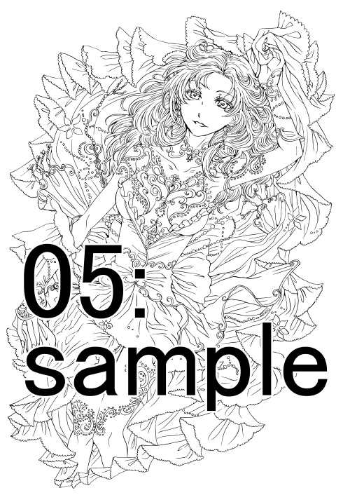 南澤久佳のたのしいぬりえ【冊子版】