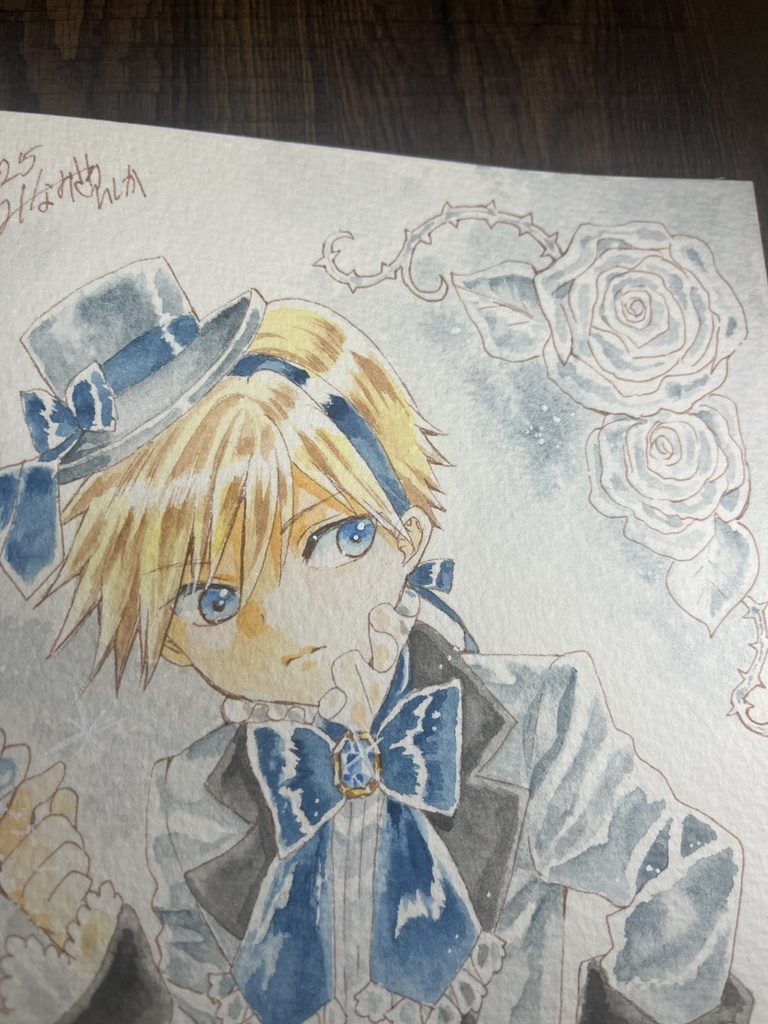 原画「納剛~氷の薔薇の王子様~」