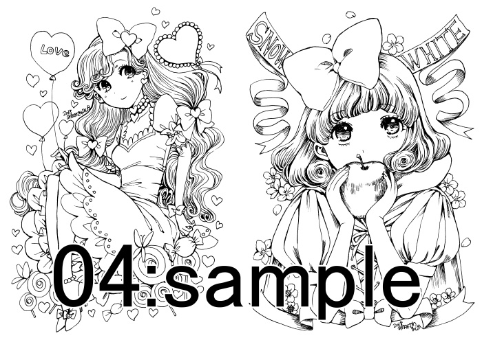 南澤久佳のたのしいぬりえpetit~ばら売り~