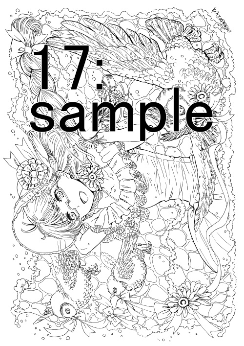 【NEW】南澤久佳のたのしいぬりえⅣ~ばら売り~1~18