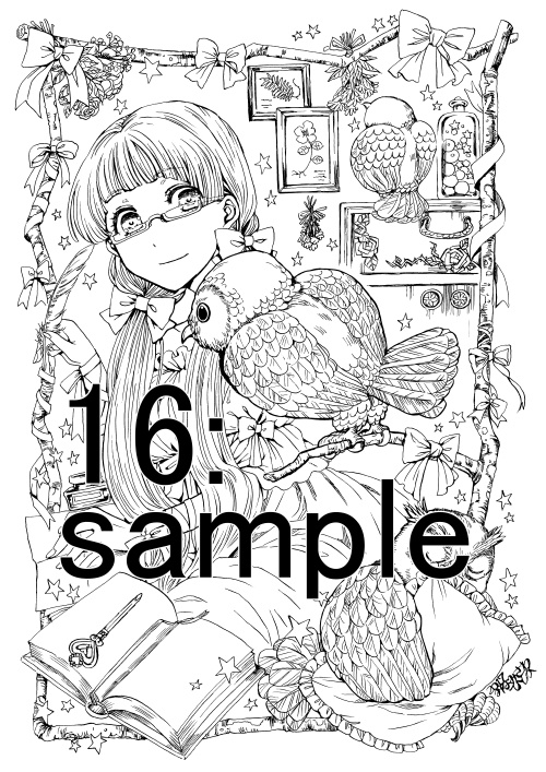 【NEW】南澤久佳のたのしいぬりえⅣ~ばら売り~1~18