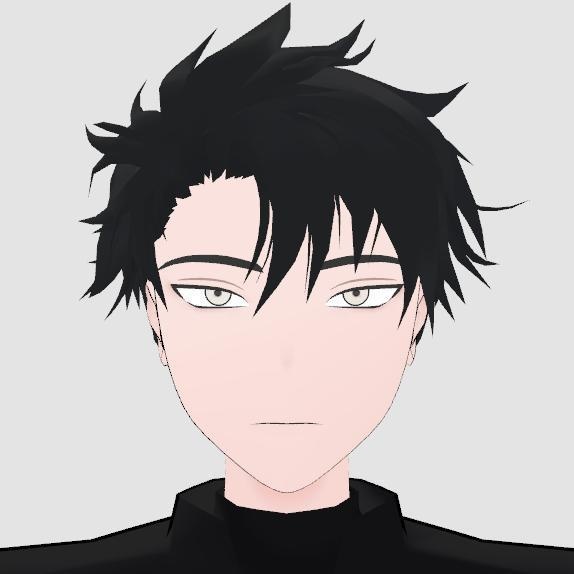 【オリジナル3Dモデル】Yuki|ミリタリー風 男性アバターVRChat向けPCモデル(VRM同梱)