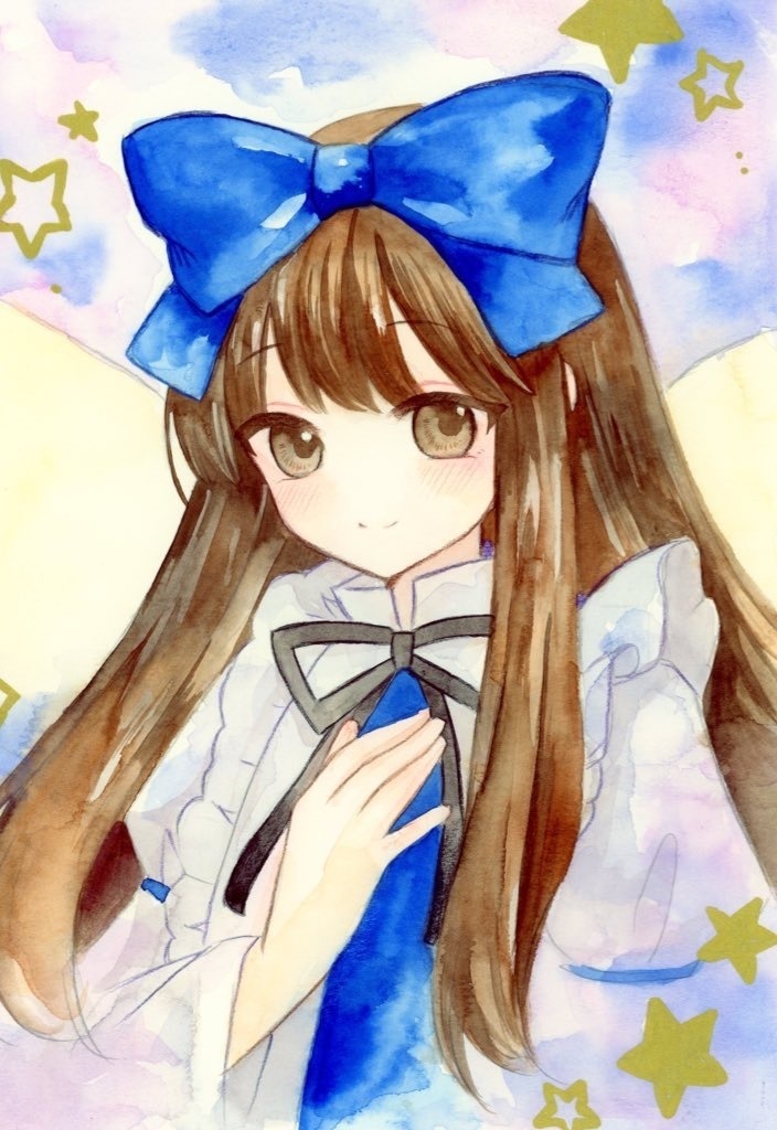 B5サイズ　東方　スターサファイア　水彩原画