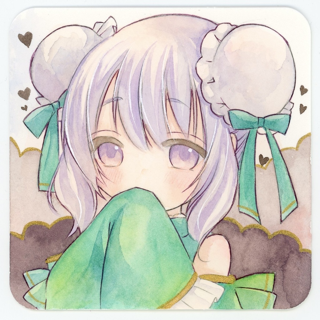 手描きイラスト てのひらペーパー