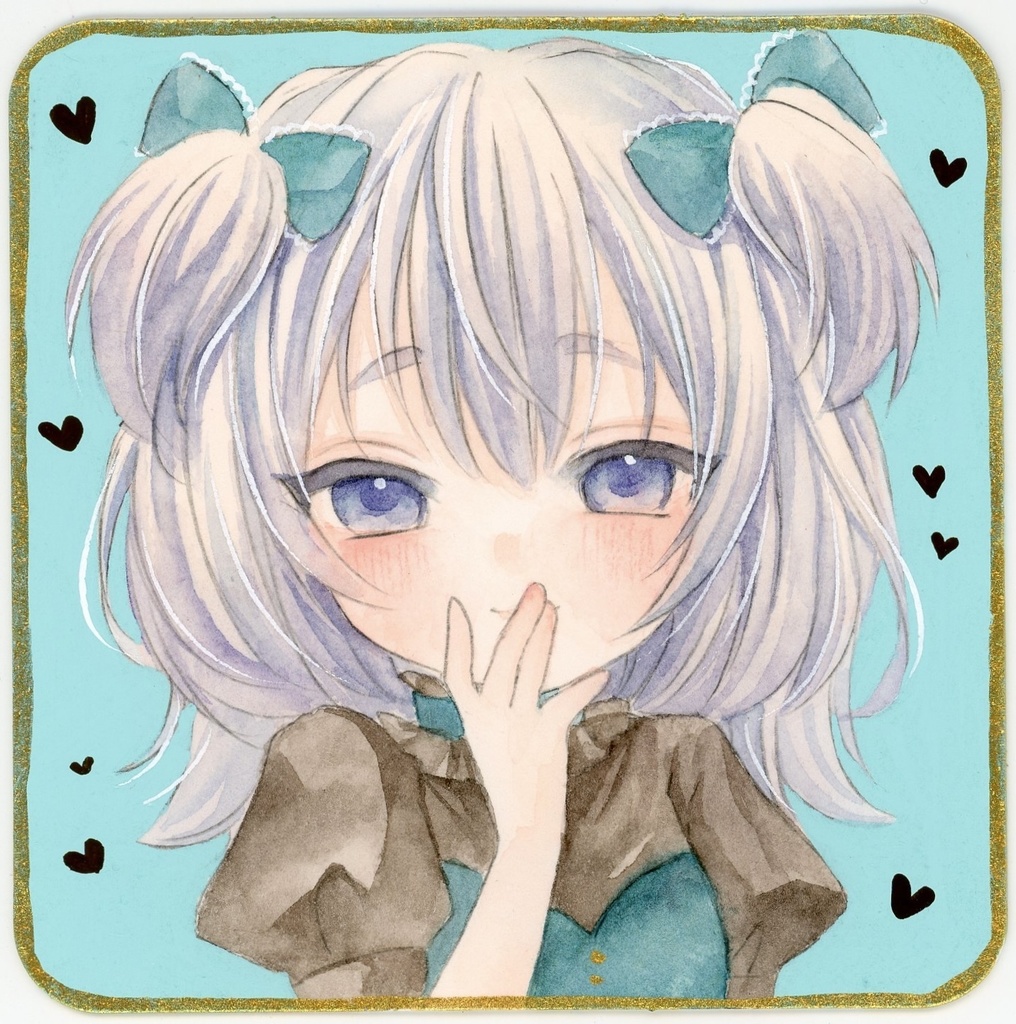 手描きイラスト てのひらペーパー