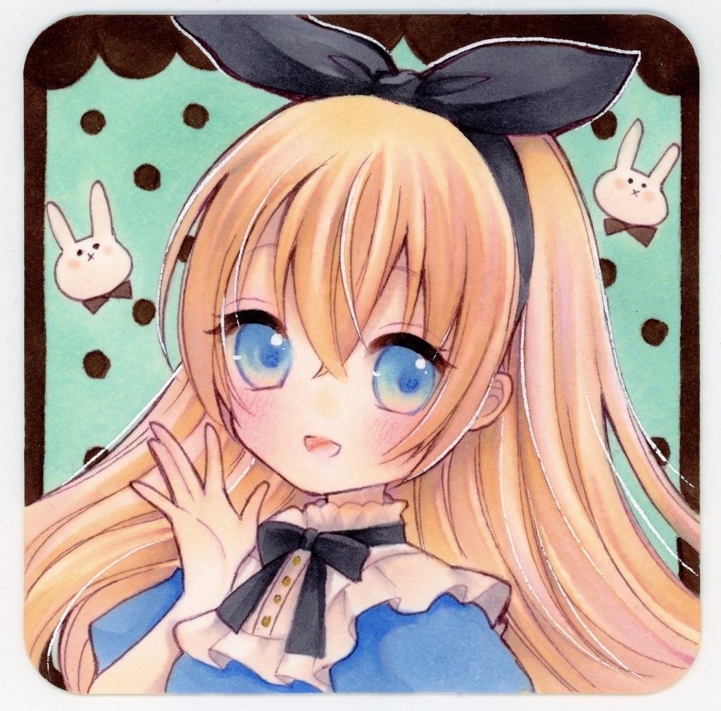 手描きイラスト　てのひらペーパー