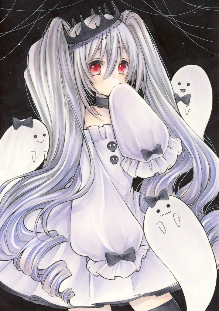 A5手描きイラスト ハロウィン🎃 原画