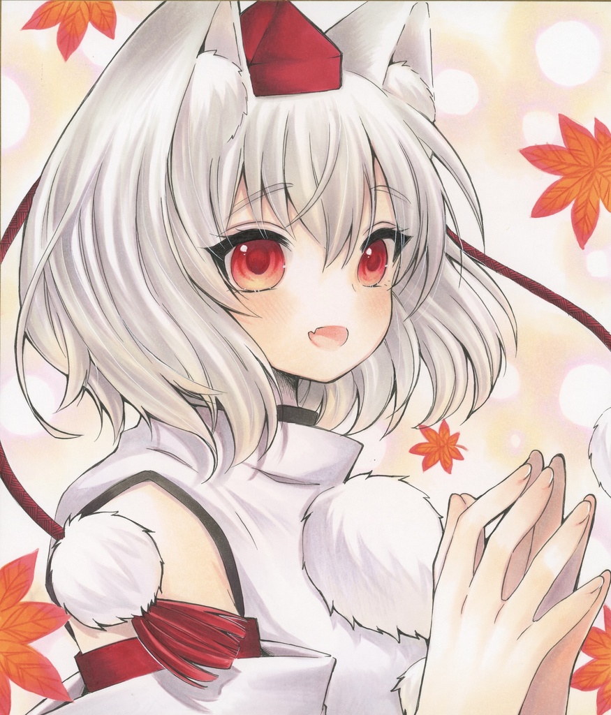 中色紙　東方Project 犬走椛　原画