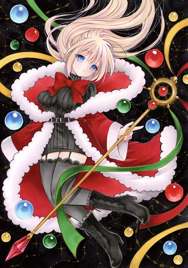 A4サイズ オリジナル 「クリスマスの祝福」