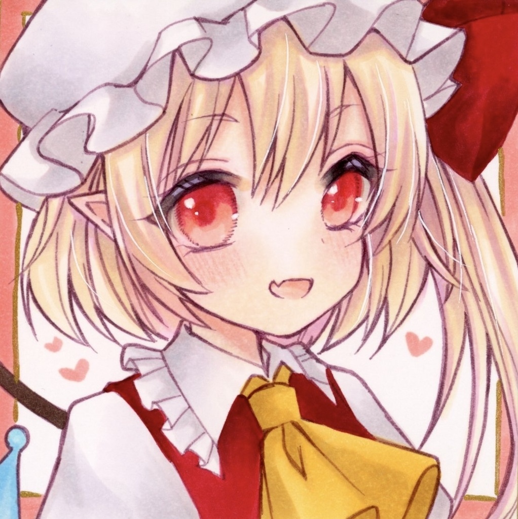 豆色紙 東方Project フラン 原画