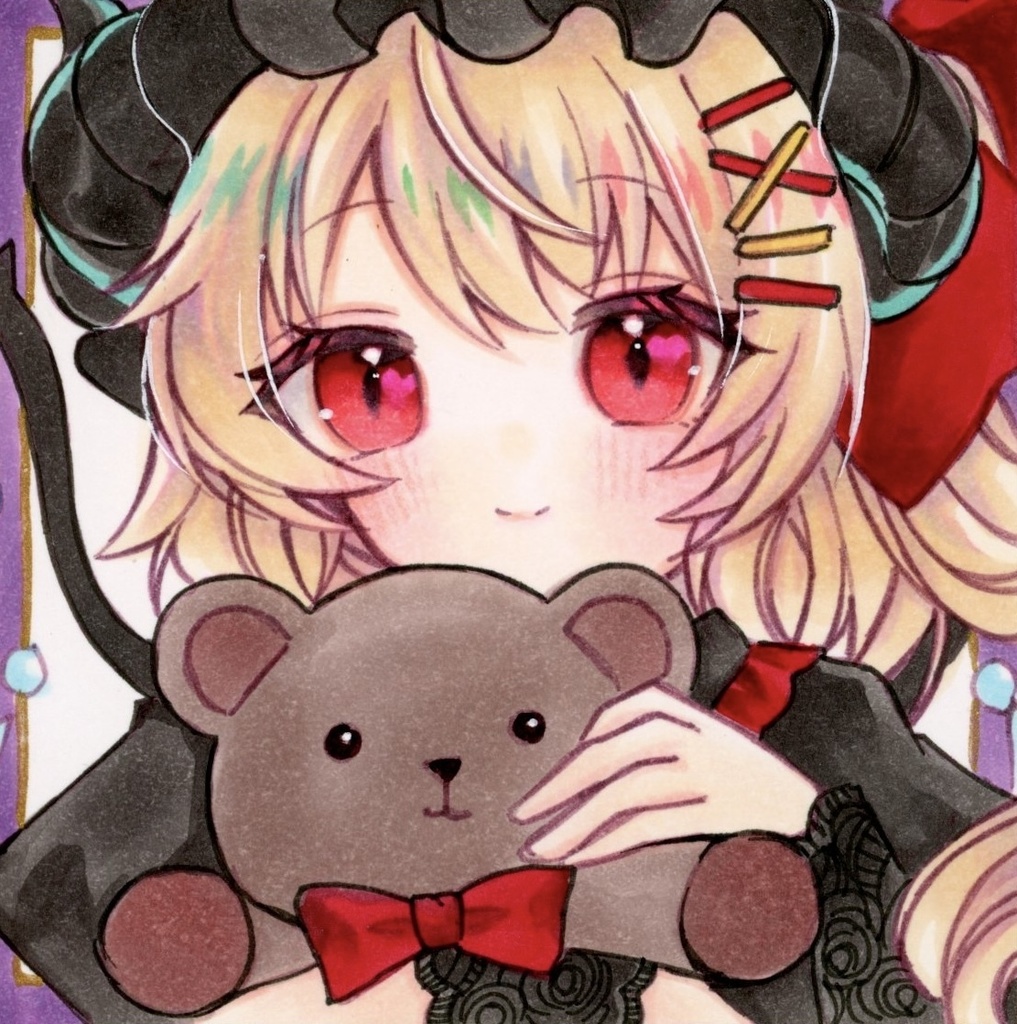 豆色紙 東方Project フラン② 原画