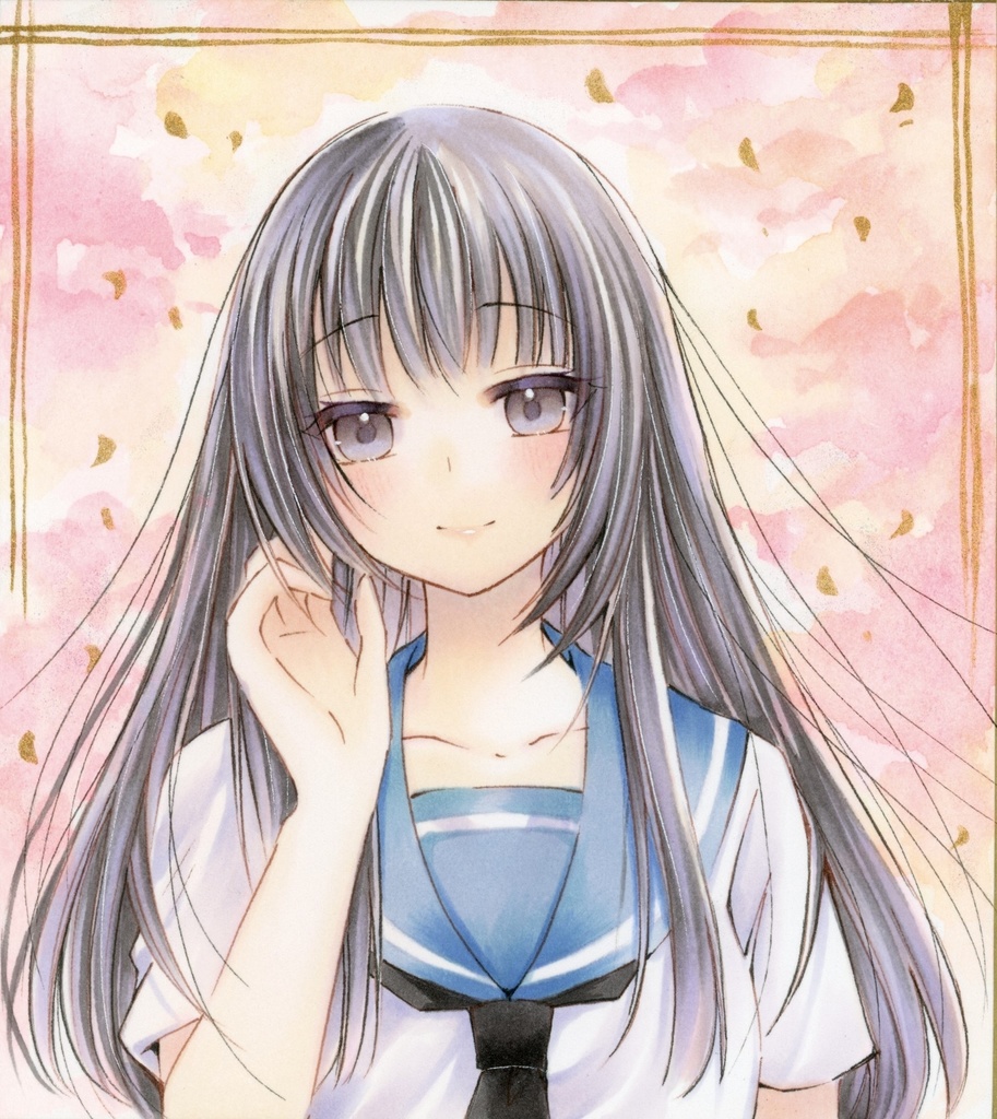 ミニ色紙 オリジナル 原画