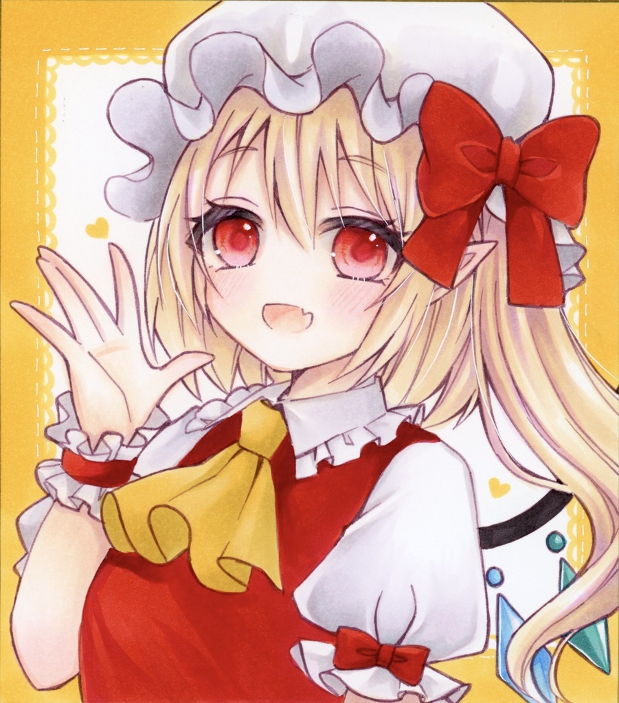 ミニ色紙 東方Project フラン 原画