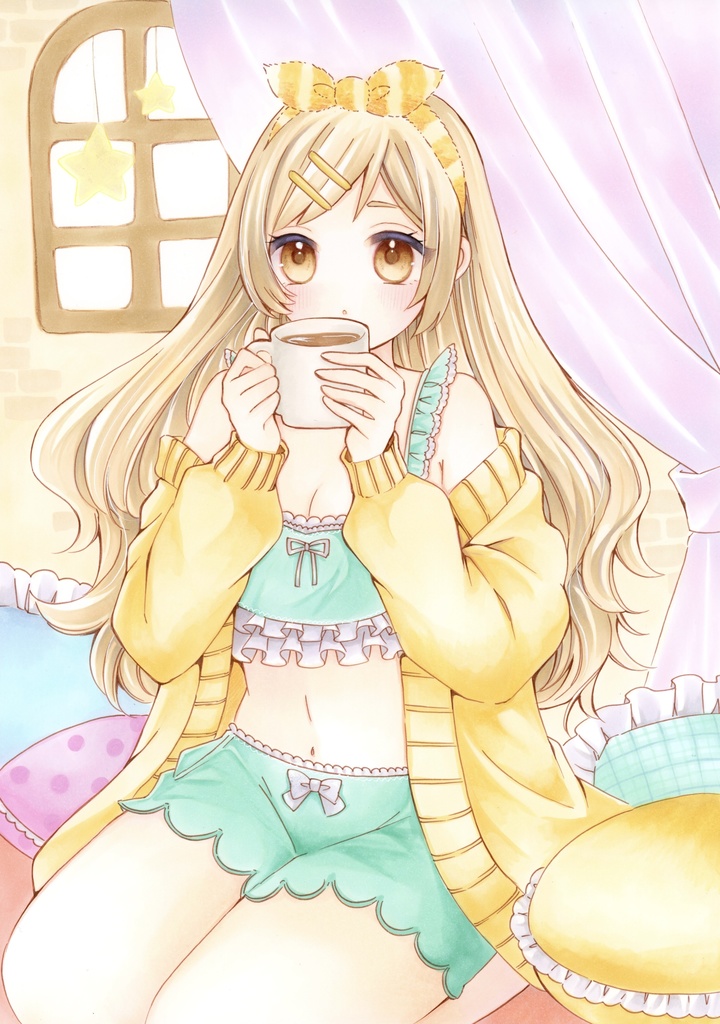 A4サイズ オリジナル パジャマパーティ 原画