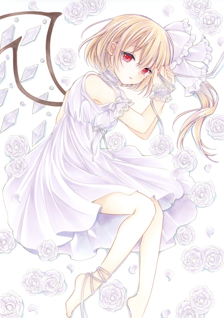 A4サイズ 東方Project フラン 原画