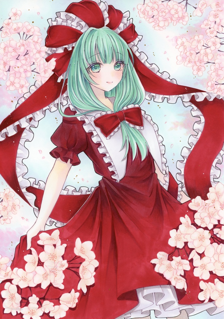 A4サイズ 東方Project 鍵山雛 原画