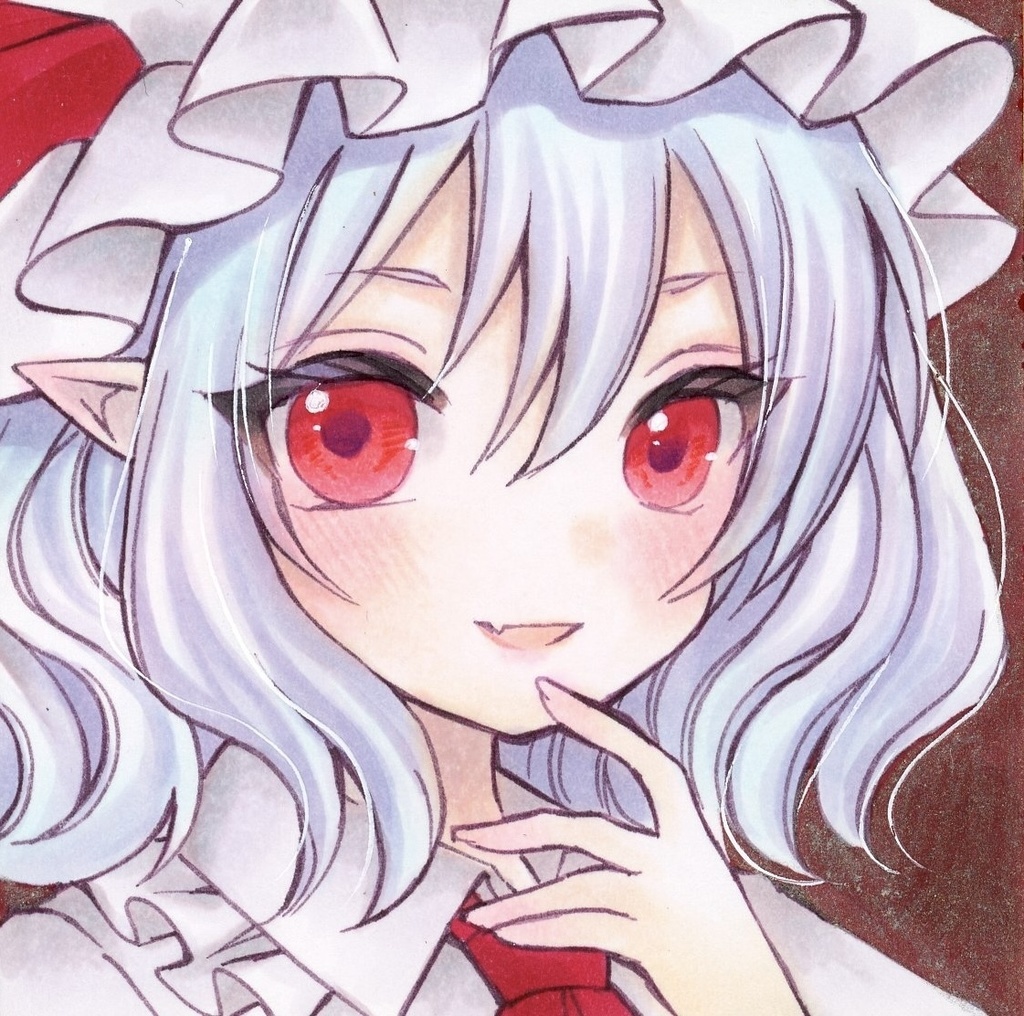 豆色紙 東方Project レミリア 原画