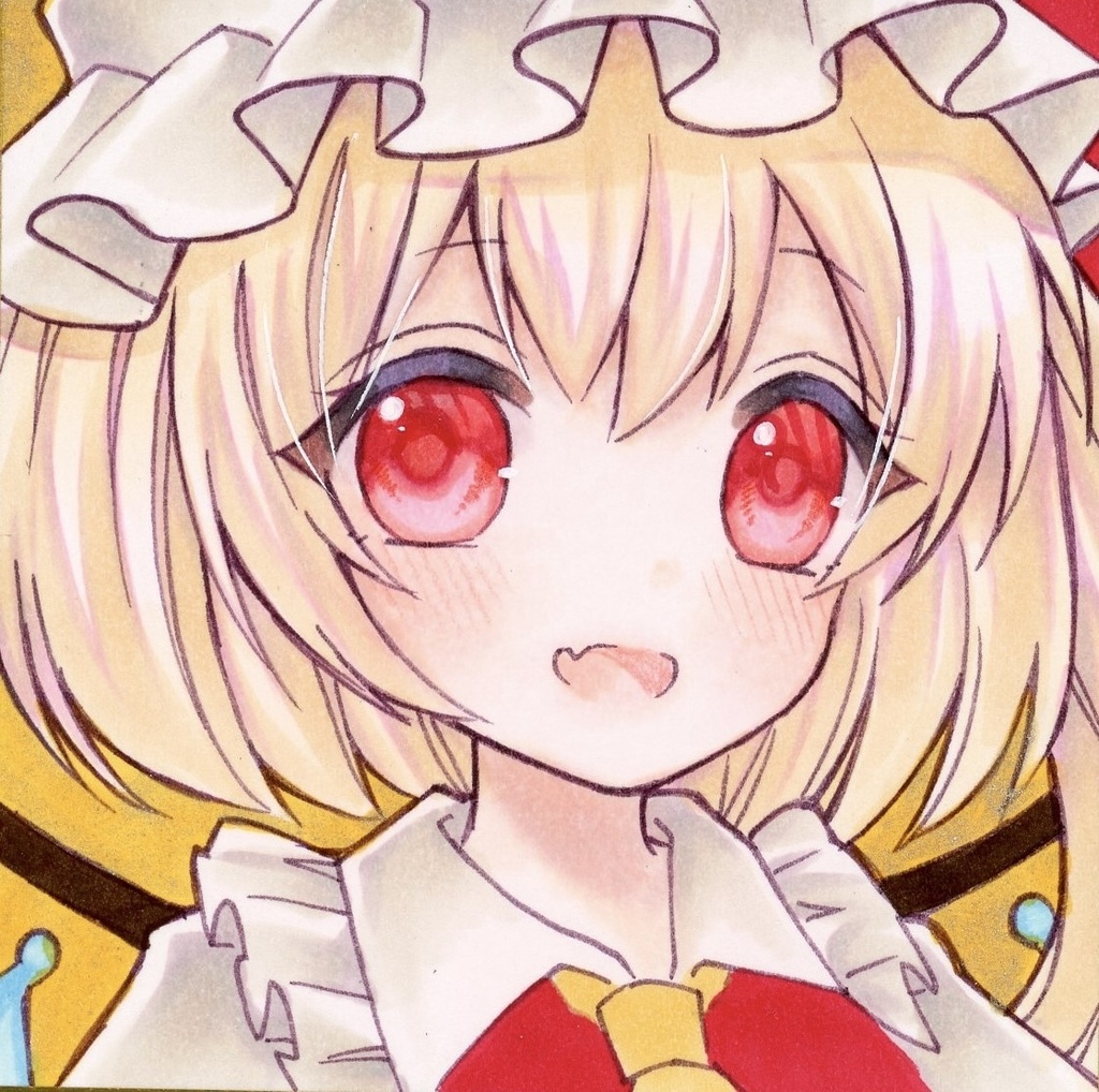 豆色紙 東方Project フラン 原画