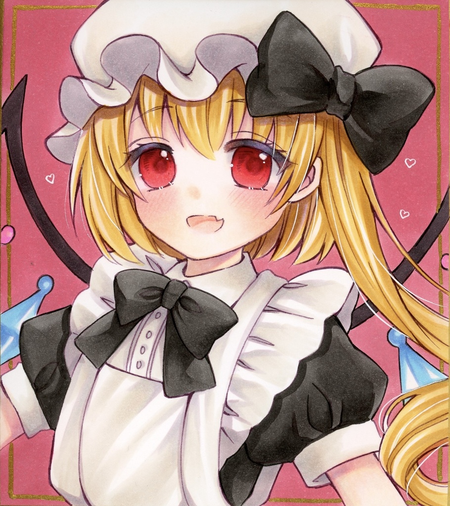 ミニ色紙 東方Project フラン メイド