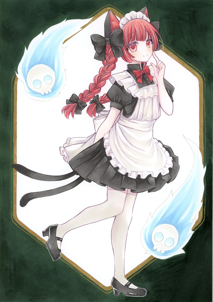 A4サイズ 東方Project 火焔猫燐 メイド