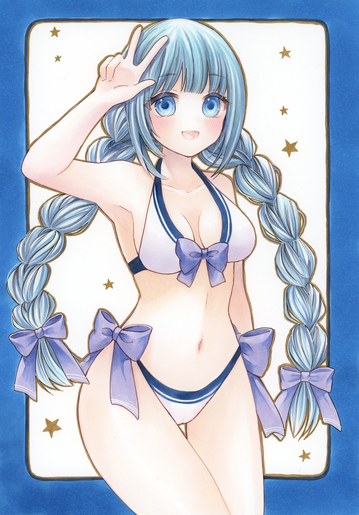 A4サイズ オリジナル 水着 原画