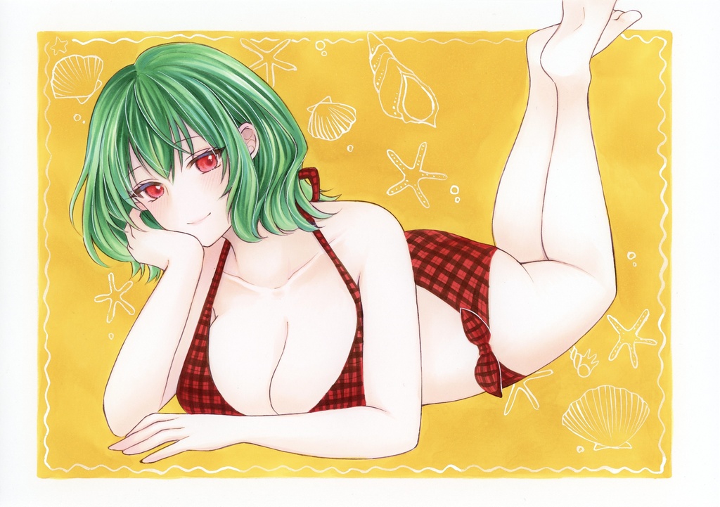 A4サイズ 東方Project 風見幽香 原画