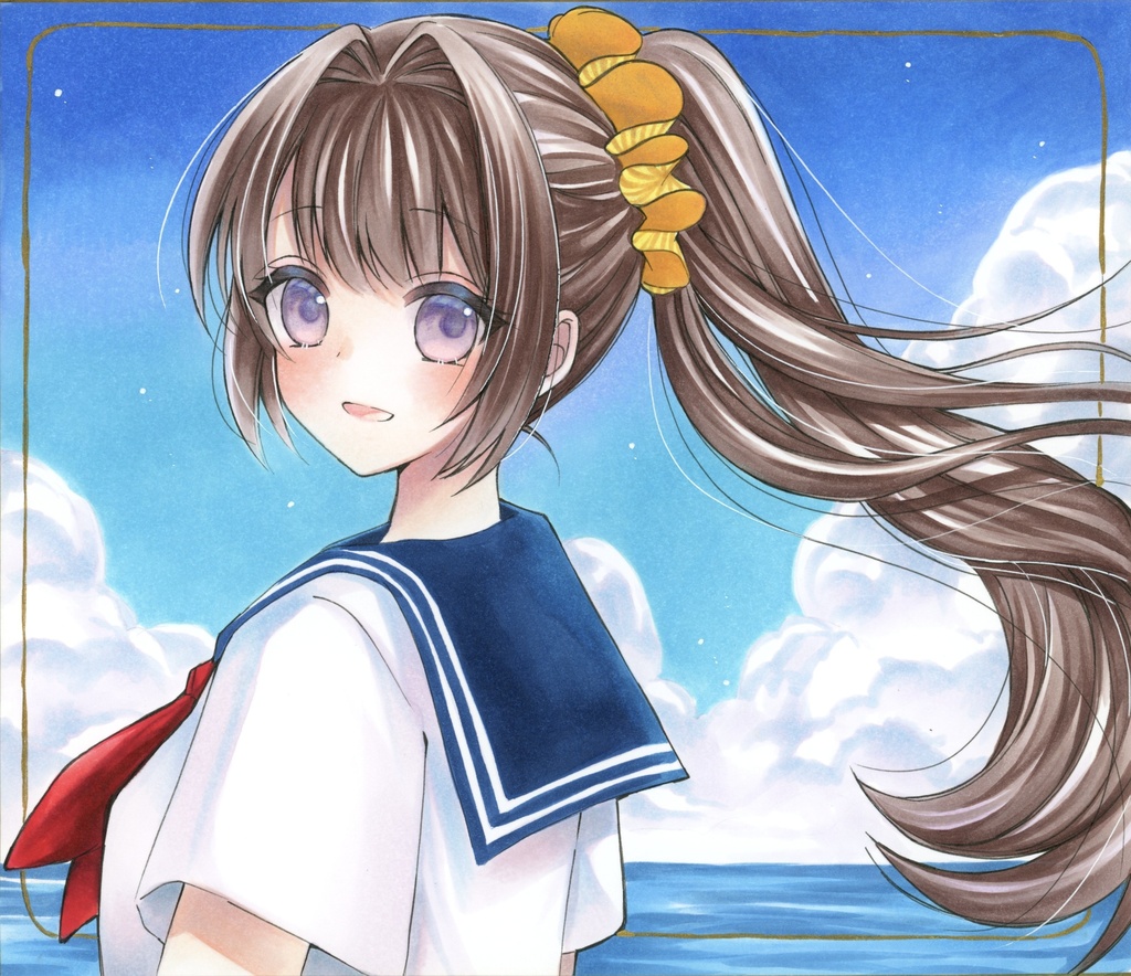 中色紙 オリジナル 爽 原画
