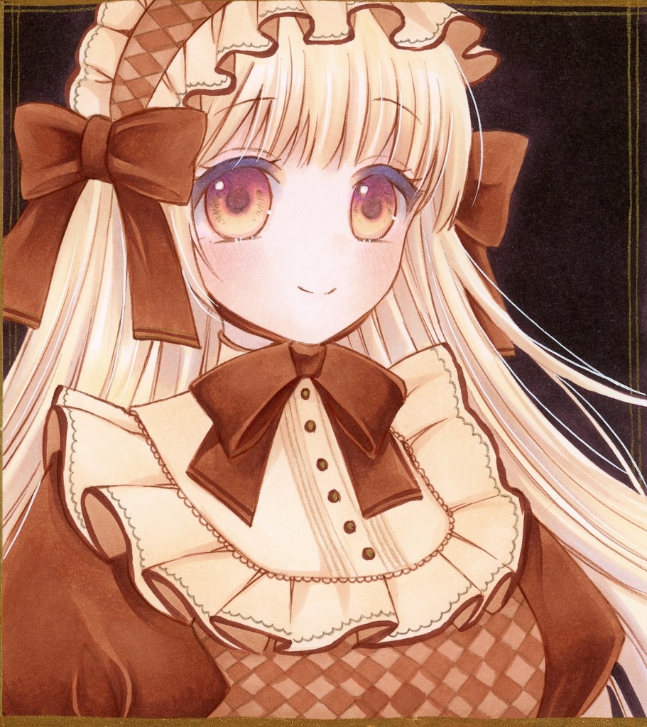 小色紙　オリジナル　手描きイラスト