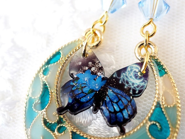 FF15ノクティスイメージ 三日月と蝶のネックレス