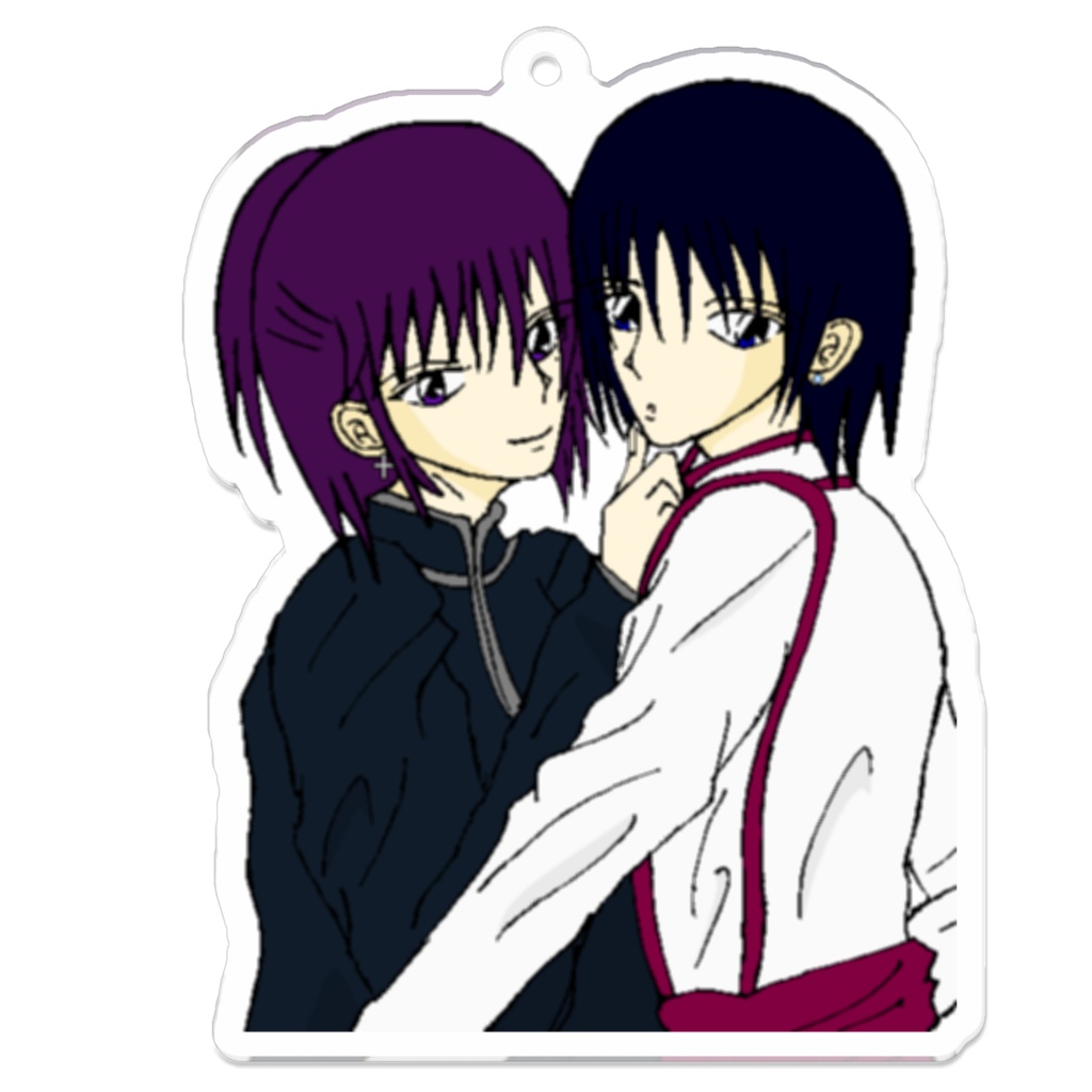 市場沙都希×市場みゆき(李舞)アクリルキーホルダー