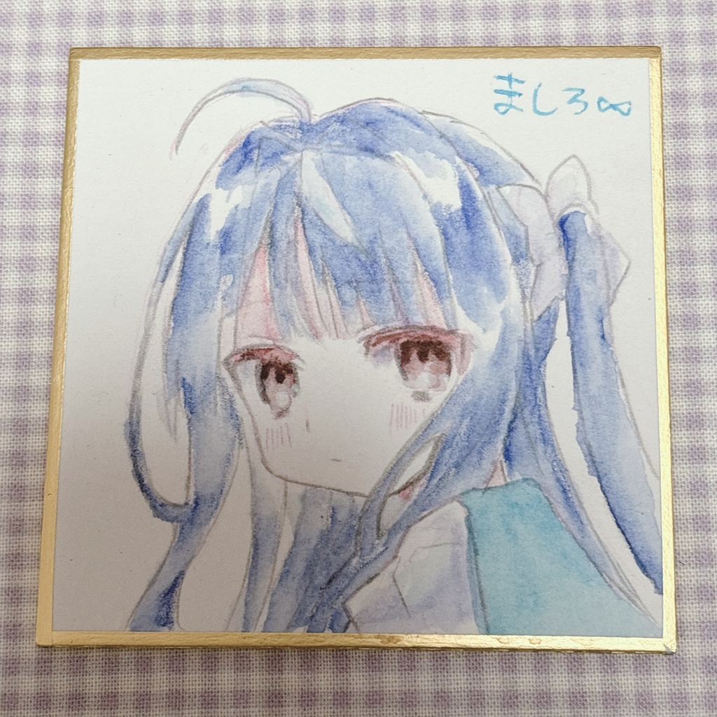 水彩ミニ色紙 ⑤
