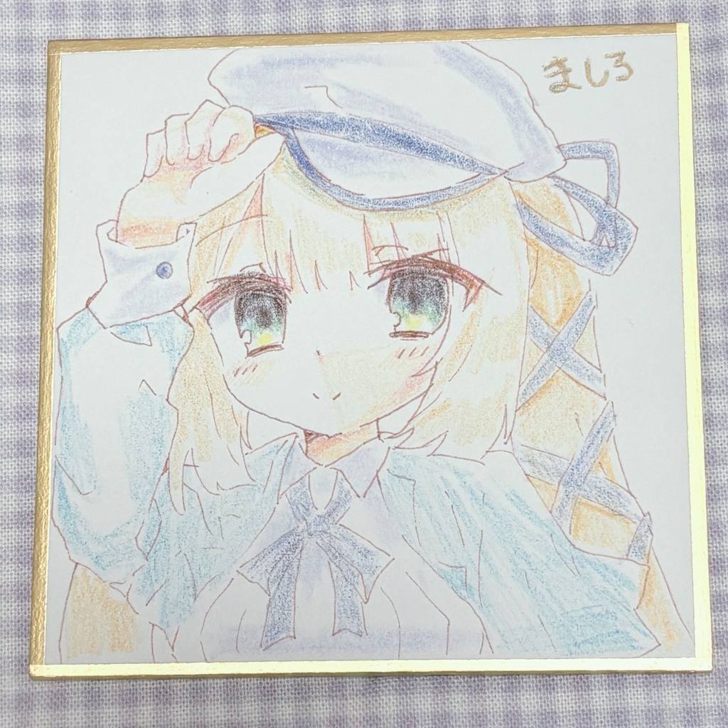 オリジナル豆色紙 7月