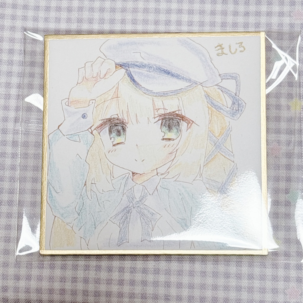 オリジナル豆色紙 7月