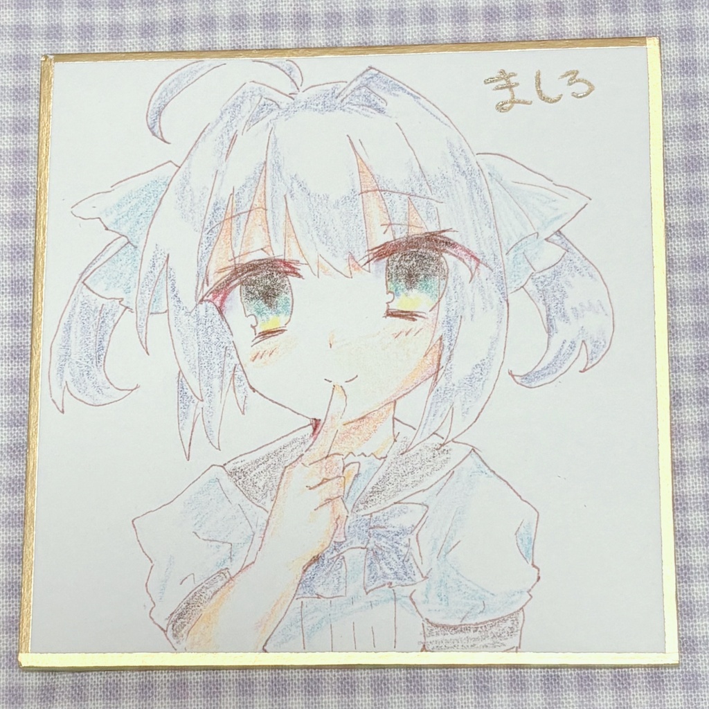 オリジナル豆色紙 7月②