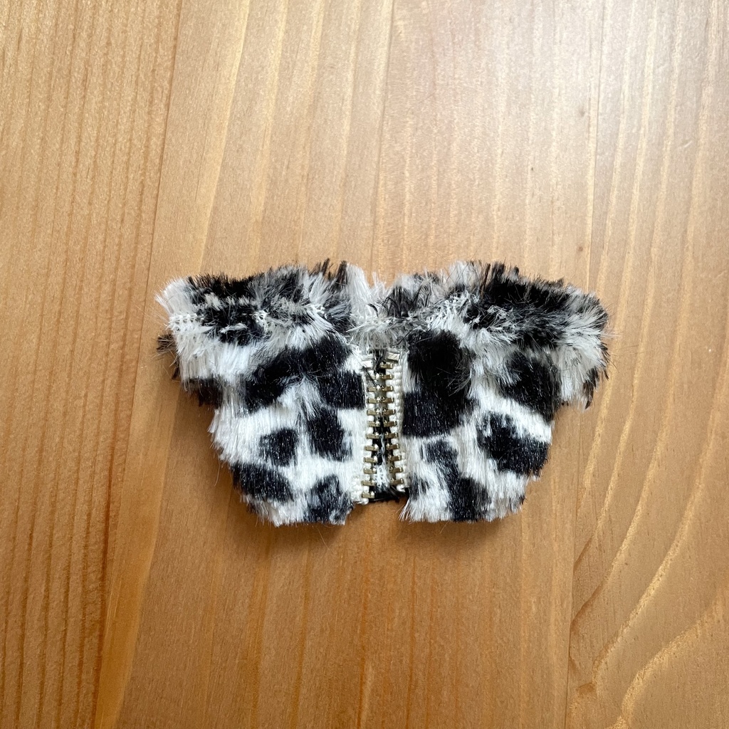 ファーコート(ユキヒョウ柄) ぬい服