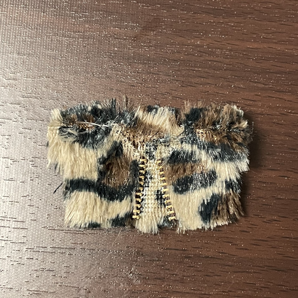 ファーコート(ヒョウ柄) ぬい服