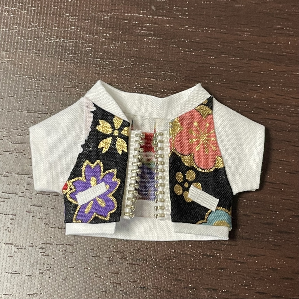 スカジャン風ジャケット(黒) ぬい服
